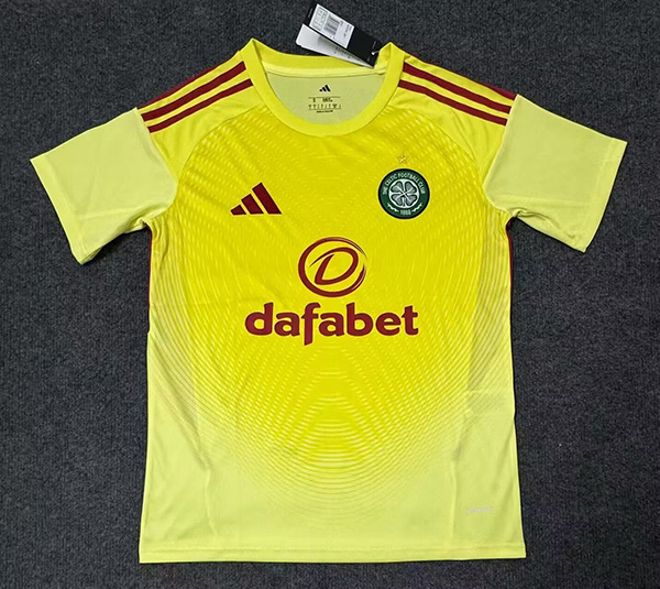 25-26 Season Celtics Third Yellow Color Football Jersey
