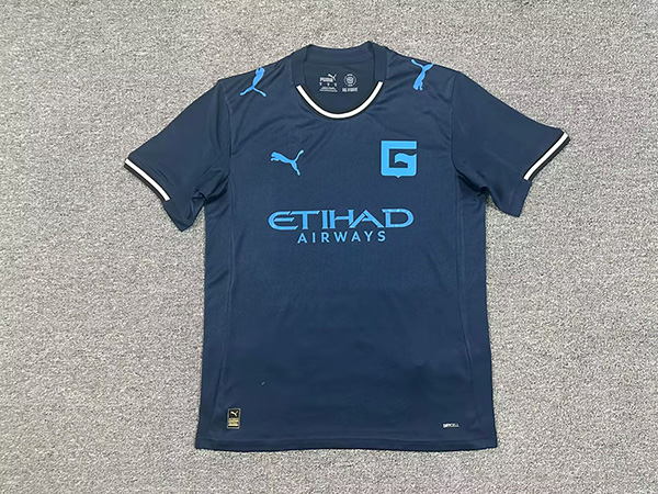 25-26 Season Girona Third Dark-Blue Color Football Jersey