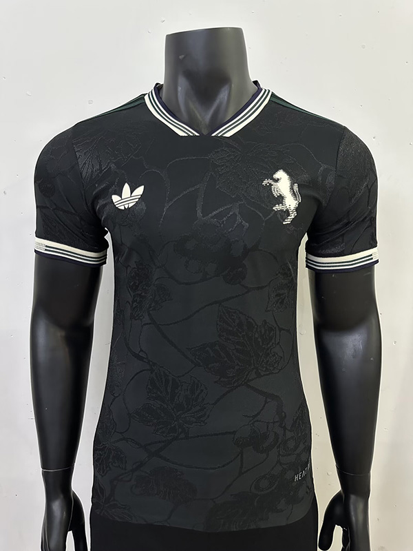 25-26 Season Juventus Third Black Color Football Jersey(Player Version)
