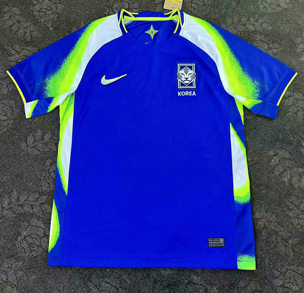 25-26 Season Korea Away Blue Color Football Jersey