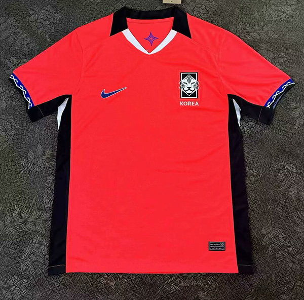 25-26 Season Korea Home Red Color Football Jersey