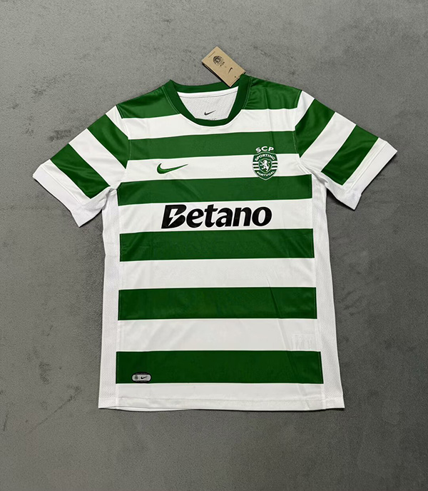 25-26 Season Sporting CP Home Green Color Football Jersey