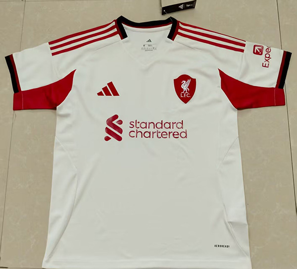 25-26 Season Liverpool Away White Color Football Jersey