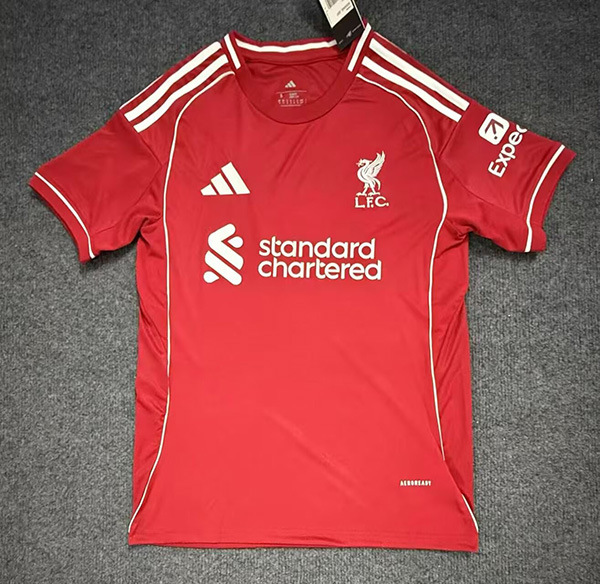25-26 Season Liverpool Home Red Color Football Jersey