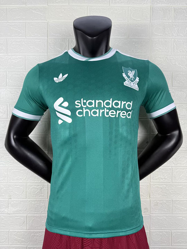25-26 Season Liverpool Third Green Color Football Jersey(Player Version)