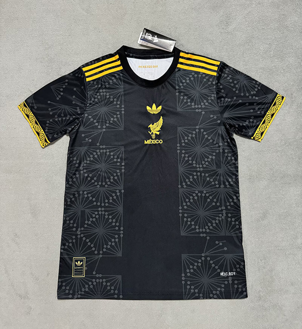 25-26 Season Mexico CONCACAF Gold Cup Black Color Football Jersey