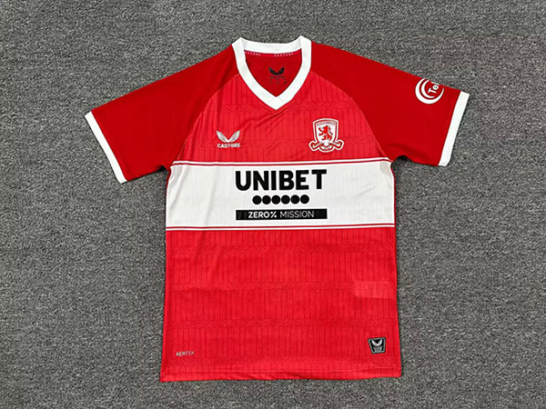 25-26 Season Middlesbrough Home Red Color Football Jersey