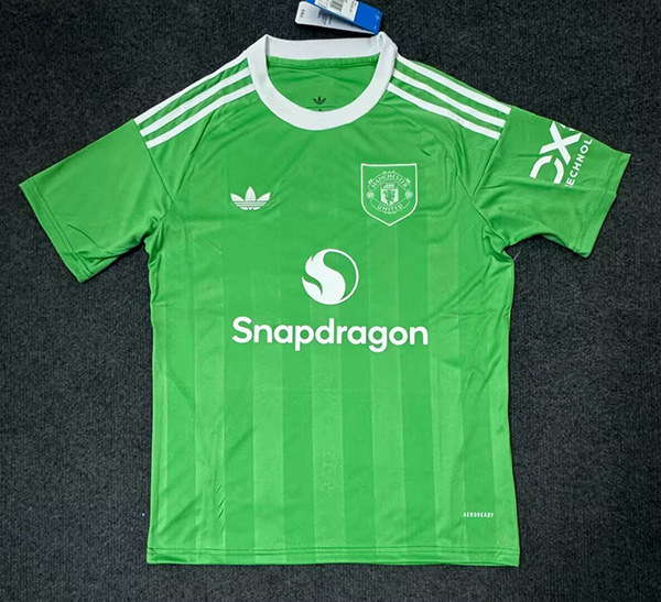 25-26 Season Manchester United Goalkeeper Green Color Football Jersey