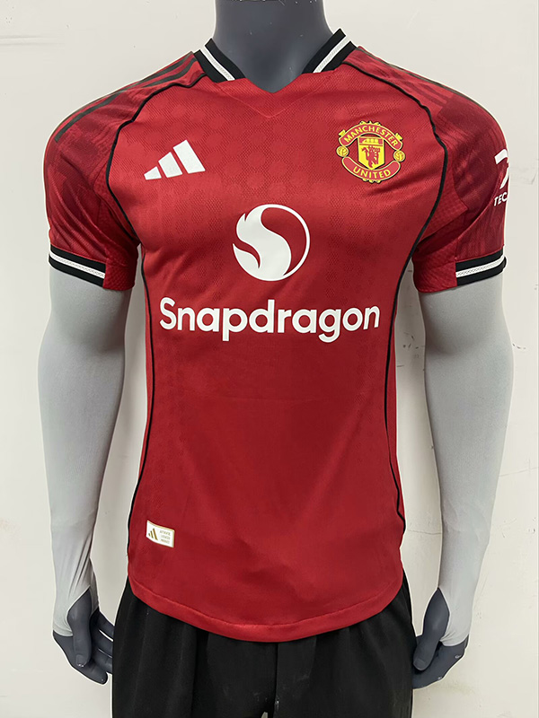 25-26 Season Manchester United Home Red Color Football Jersey(Player Version)