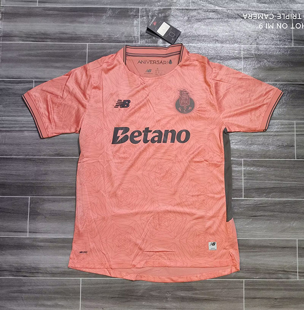 25-26 Season Porto Away Pink Color Football Jersey