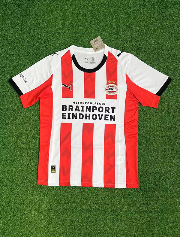 25-26 Season PSV Eindhoven Home Red Color Football Jersey
