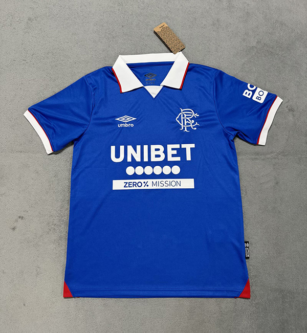25-26 Season Glasgow Rangers Home Blue Color Football Jersey