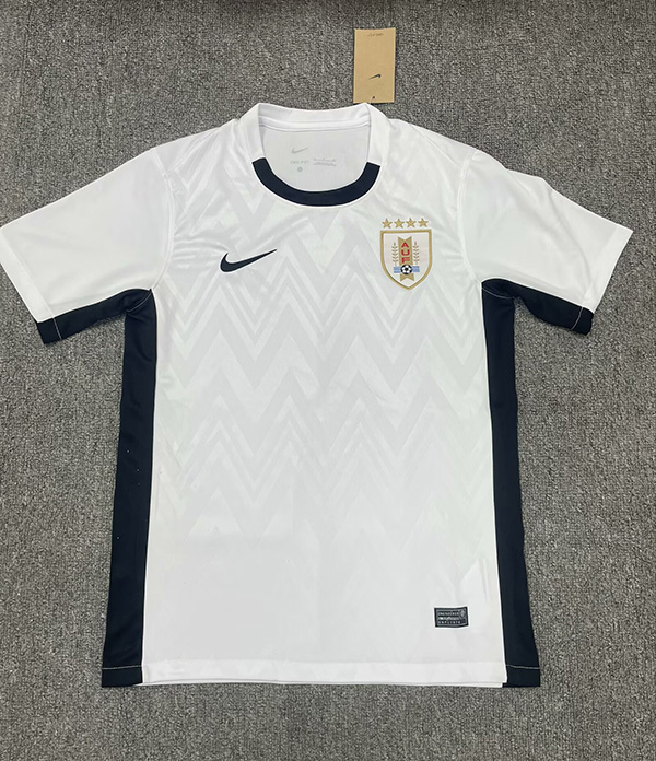 25-26 Season Uruguay Away White Color Football Shirt