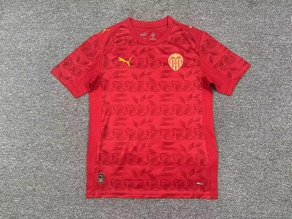 25-26 Season Valencia Away Red Color Football Jersey