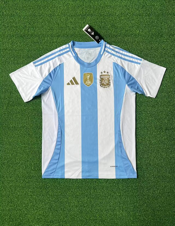 24-25 Season Argentina Home Blue-White Color Football Jersey