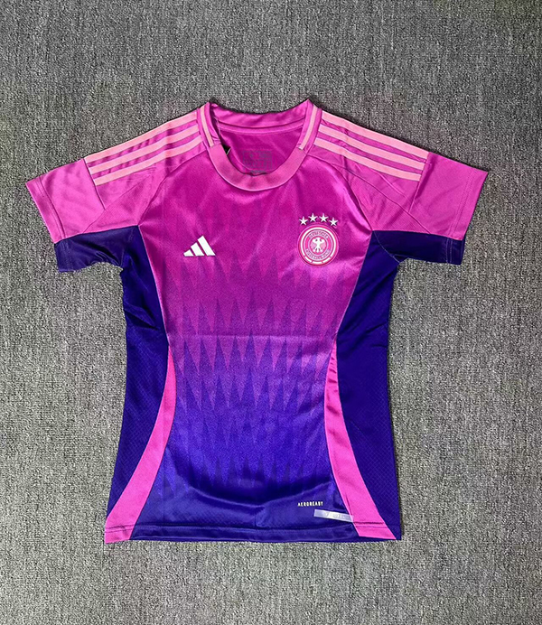 2024 Euro Cup Germany Away Pink Color Women Football Jersey