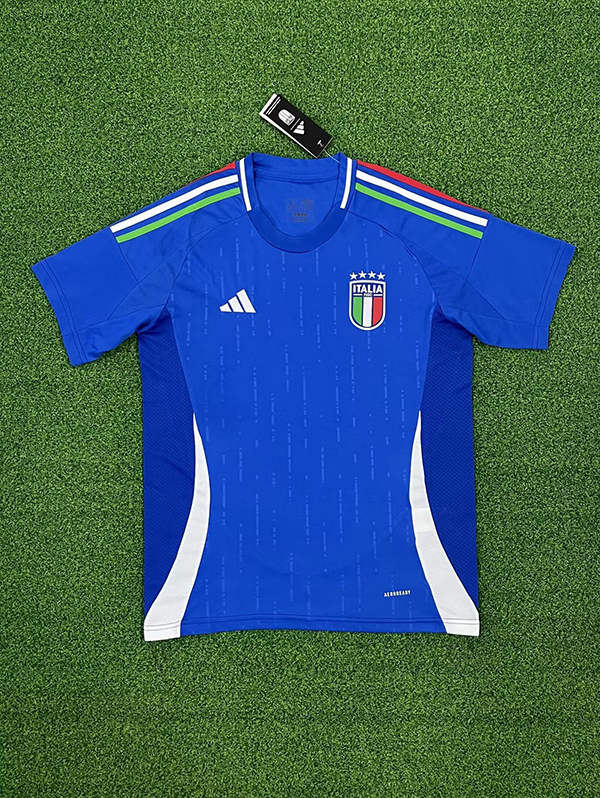 2024 Euro Cup Italy Home Blue Color Football Jersey