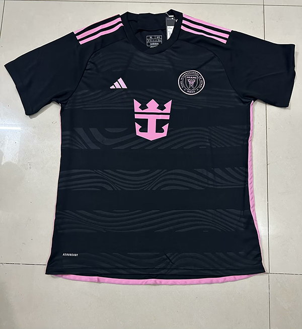 24-25 Season Inter Miami Away Black Color Soccer Jersey