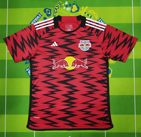 24-25 Season New York Red Bull Home Red Color Soccer Jersey