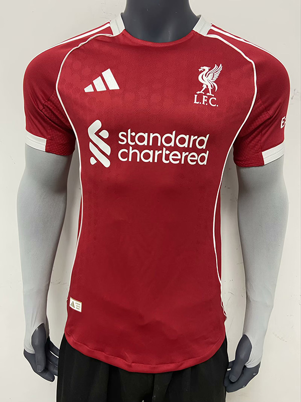 25-26 Season Liverpool Home Red Color Football Jersey(Player Version)